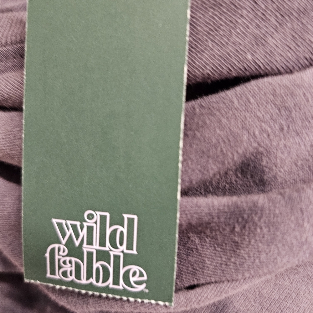 Wild Fable Long Sleeve Crew Neck Graphics Tie Dye Oversized Tee Size M NWT - Picture 10 of 14